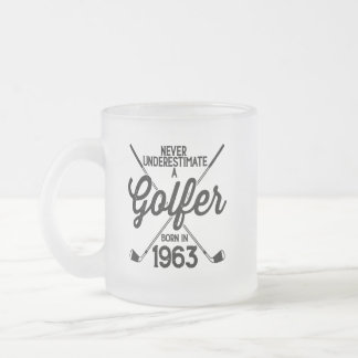 60 jaar oud Golfer Golfing 1963 Golfer's 60ste Matglas Koffiemok