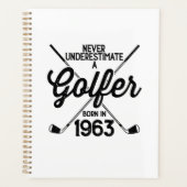 60 jaar oud Golfer Golfing 1963 Golfer's 60ste Planner (Voorkant)