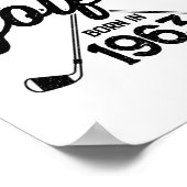 60 jaar oud Golfer Golfing 1963 Golfer's 60ste Poster (Hoek)