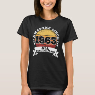 60 Jaar Oud Jubileum Geboren in 1963 60th T-shirt