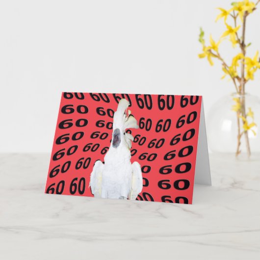 60 jaar oud kaart (Gele Bloem)