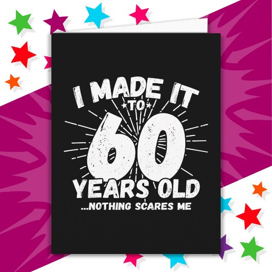 60 jaar oud sarcastisch meme grappige 60e verjaard kaart