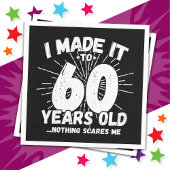 60 jaar oud sarcastisch meme grappige 60e verjaard servet