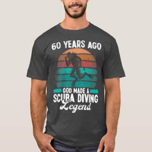 60 jaar oud Scuba duiker 60 jaar T-shirt