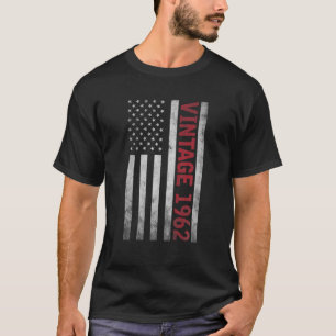 60 jaar oude 60e verjaardag Amerikaanse vlag G T-shirt