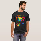 60 jaar oude 60e verjaardag van de kleurstof 1962 t-shirt (Voorkant volledig)