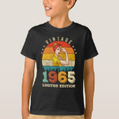 60 jaar oude Bday 1965  60ste Verjaardag Vrouwen T-shirt (Voorkant)