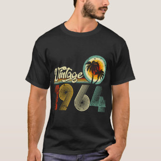60 jaar oude cadeaus  geboren in 1964 Retro 60 T-shirt
