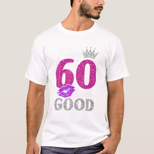 60 jaar oude cadeaus t-shirt (Voorkant)