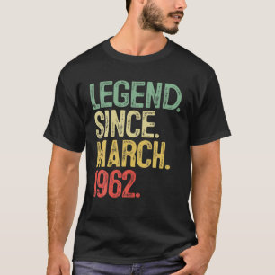 60 jaar oude dag Mannen 60e verjaardag sinds mei T-shirt