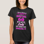 60 jaar oude dame Funny 60th Birthday Rockin' sind T-shirt<br><div class="desc">60 jaar oude dame Funny 60th Birthday Rockin' sinds</div>