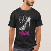 60 jaar oude Fabulous Diamond Crown Shoes 6 T-shirt (Voorkant)