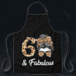 60 jaar oude Fabulous Messy Bun Leopard 60th Birth Schort<br><div class="desc">60 jaar oude Fabulous Messy Bun Leopard 60th Birthday</div>