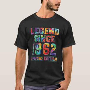 60 jaar oude geboorte Gifts Legend from 1962 Limit T-shirt