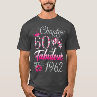 60 jaar oude geschenken 60 en verbluffend sinds 19 t-shirt