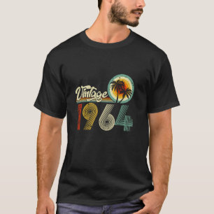 60 jaar oude geschenken Vintage geboren in 1964 Re T-shirt