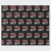 60 jaar oude grappige 60ste verjaardag in nood cadeaupapier (Vlak)