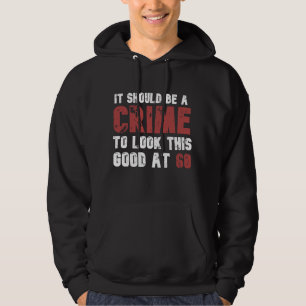 60 jaar oude grappige 60ste verjaardag in nood hoodie