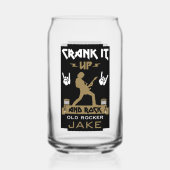 60 jaar oude rockers blikvorm glas (Achterkant)