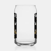 60 jaar oude rockers blikvorm glas (Links)