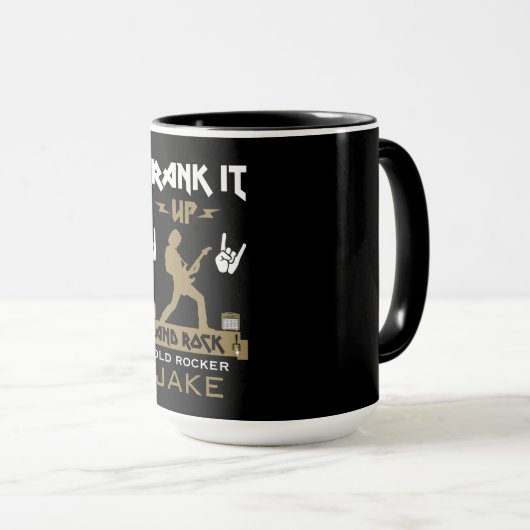 60 jaar oude rockers mok (Voorkant rechts)