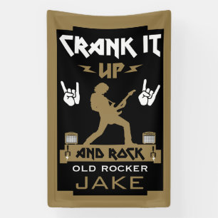 60 jaar oude rockers spandoek