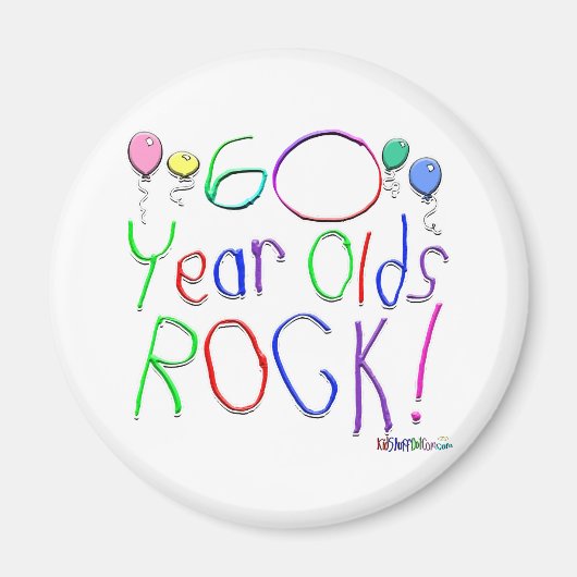 60 jaar oude rotzooi! magneet (Voorkant)