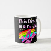 60 JAAR OUDE SCHOENENKONINGIN KOFFIEMOK (Voorkant rechts)