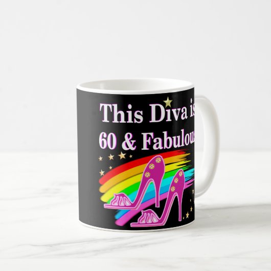 60 JAAR OUDE SCHOENENKONINGIN KOFFIEMOK (Voorkant rechts)