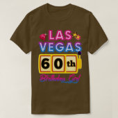 60 jaar oude Vegas meisjes Trip Vegas 60th Birthda T-shirt (Design voorkant)