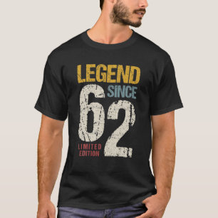 60 jaar oude Vintage 1962 60e verjaardag T-shirt