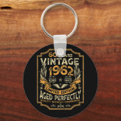 60 Jaar Oude Wijn 1962 60ste Verjaardag Sleutelhanger (Voorkant)