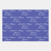 60 jaar roze lavendel 60ste Jubileum Inpakpapier Vel (Voorkant 3)