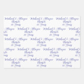 60 jaar roze lavendel 60ste Jubileum Inpakpapier Vel (Voorkant 2)