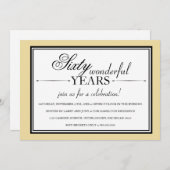 60 jaar Uitnodiging van een partij bij het Jubileu (Voorkant / Achterkant)