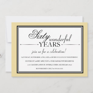 60 jaar Uitnodiging van een partij bij het Jubileu