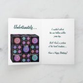 60 Jaar Verjaardag Kaart met Sci Fi Planets (Binnen)