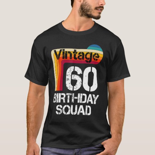 60 jaar  zestigste verjaardag van de geboorte t-shirt (Voorkant)