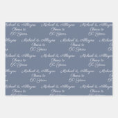 60 jaar zwart-wit 60ste Jubileum Inpakpapier Vel (Voorkant 3)