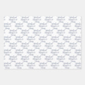 60 jaar zwart-wit 60ste verjaardag inpakpapier vel (Voorkant 2)