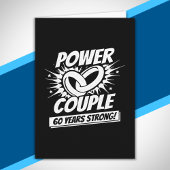 60-jarig Huwelijk Koppels 60 Jaar Sterk Kaart