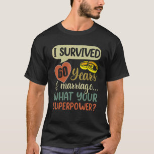 60-jarig Huwelijksjubileum Koppels Ik heb 60 J ov T-shirt