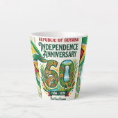 60-jarig jubileum van de onafhankelijkheid van de latte mok (Voorkant)