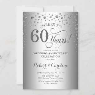 60-jarig jubileumfeest - Zilver Kaart