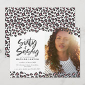 60-jarige foto van luipaard en sassy 60-jarige ver (Voorkant / Achterkant)