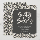 60-jarige fotograaf en 60-jarige feestdag aankondiging (Voorkant / Achterkant)