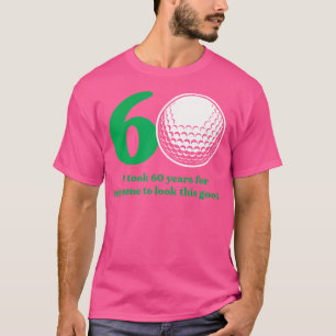 60-jarige golfer golfen golf 60e verjaardag t-shirt