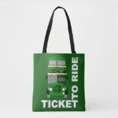 60-jarige Liverpool Double Decker Bus Tote Bag (Voorkant)
