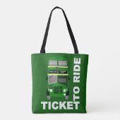 60-jarige Liverpool Double Decker Bus Tote Bag (Achterkant)