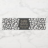 60-jarige luipaard en sassy 60ste verjaardag waterfles etiket (Enkel label)